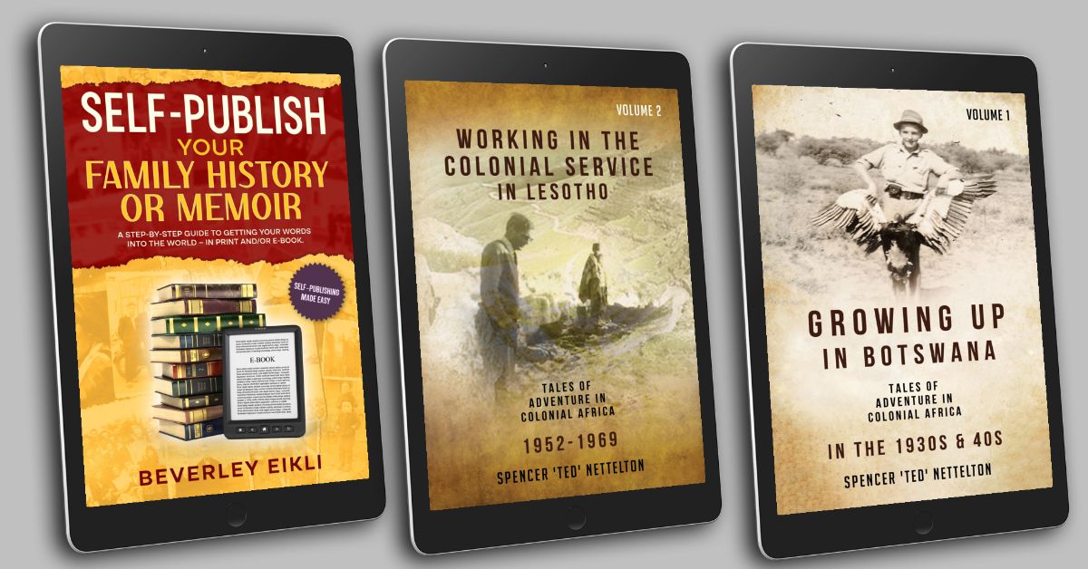 MEMOIR & SELF-PUBLISH YOUR FAMILY HISTORY DISCOUNT BUNDLE (EBOOKS)
