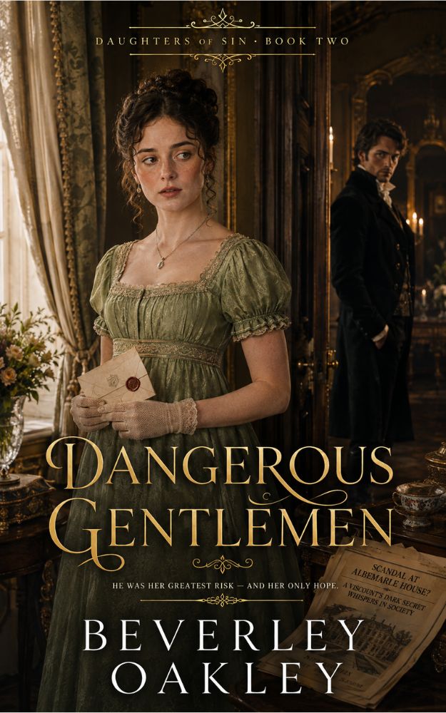 Dark haired girl on Regency romance book cover