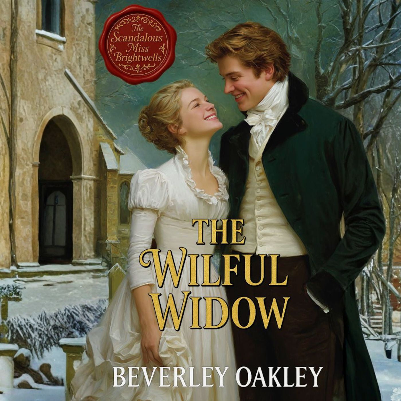 Regency romance The Wilful Widow audiobook cover