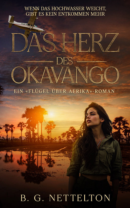 Young woman in the Okavango delta book cover