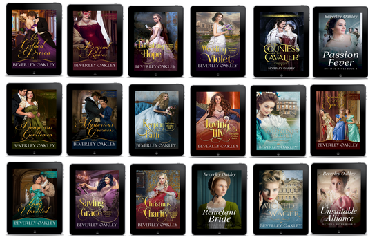 Regency romance plus espionage, arranged marriages, and a group of courtesans searching for redemption (a dollop of revenge) and their own happy ever after...
