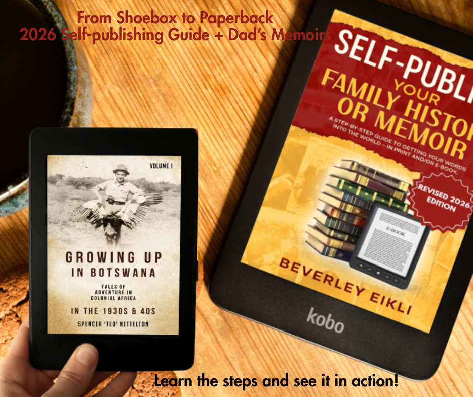 MEMOIR & SELF-PUBLISH YOUR FAMILY HISTORY DISCOUNT BUNDLE (EBOOKS)